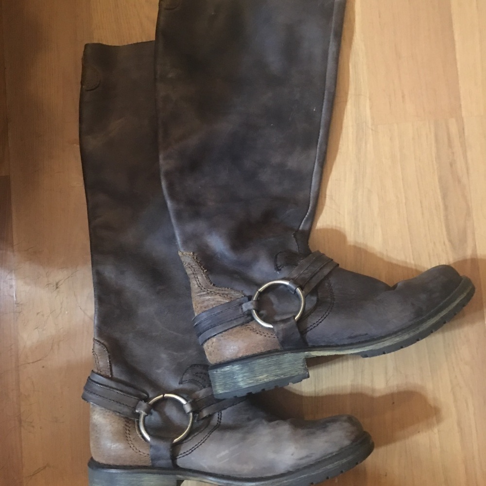 Steve Madden leather riding boots